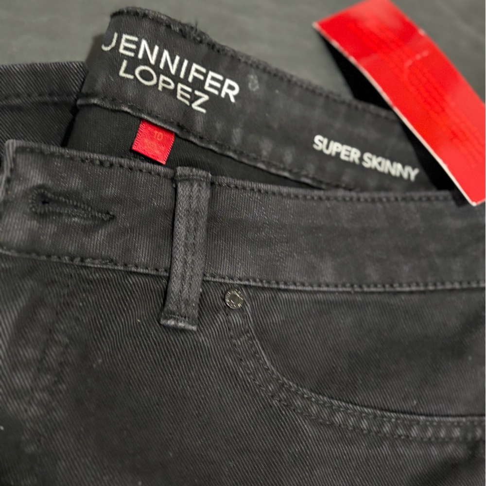 NWT Jennifer Lopez Black super Skinny Jeans